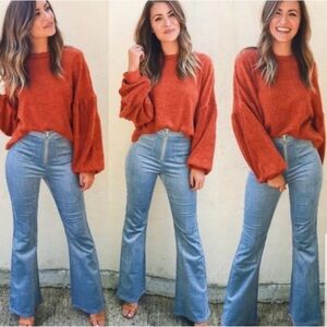 Wild Honey Light Blue Flare Jeans